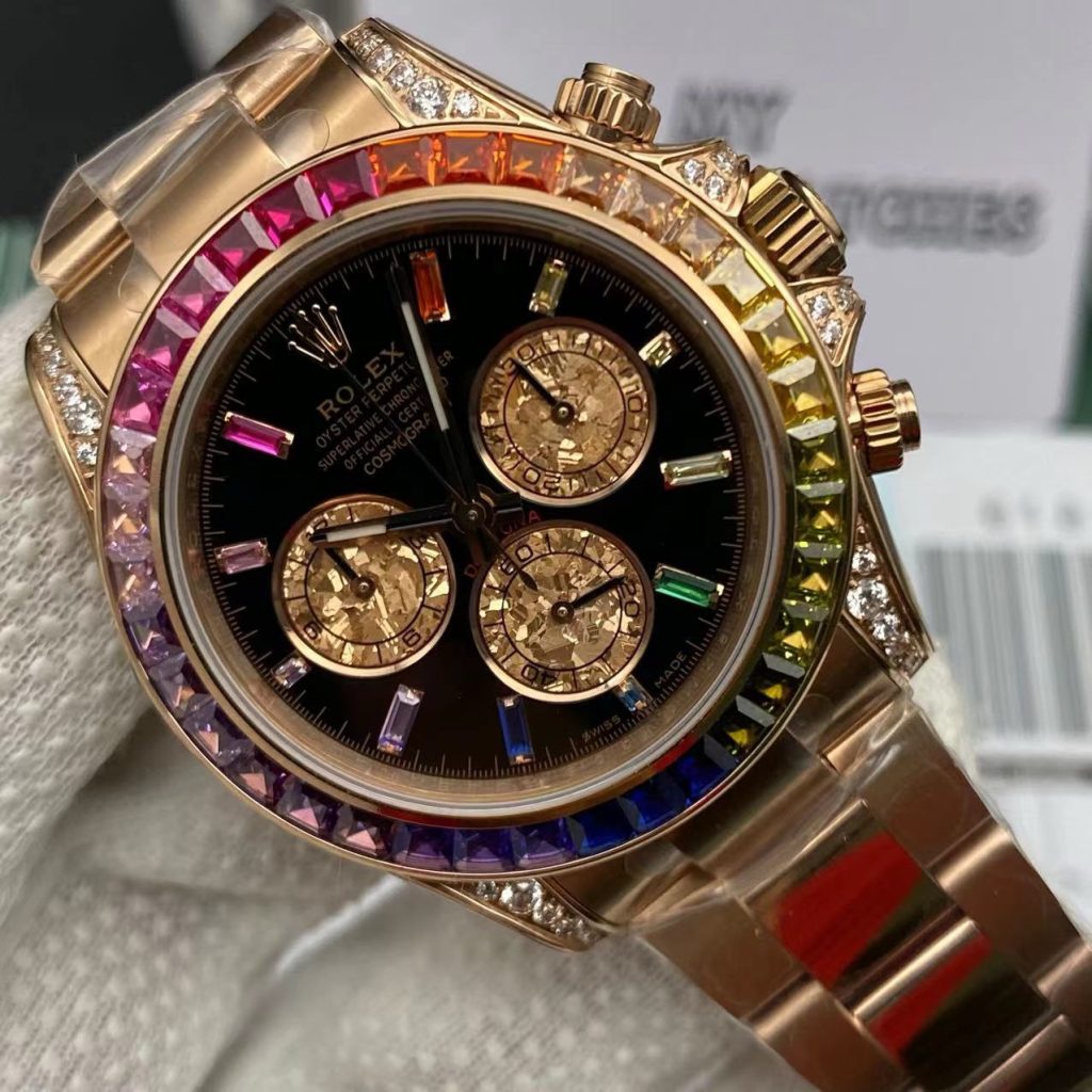 Super Clone Rainbow Rolex Daytona