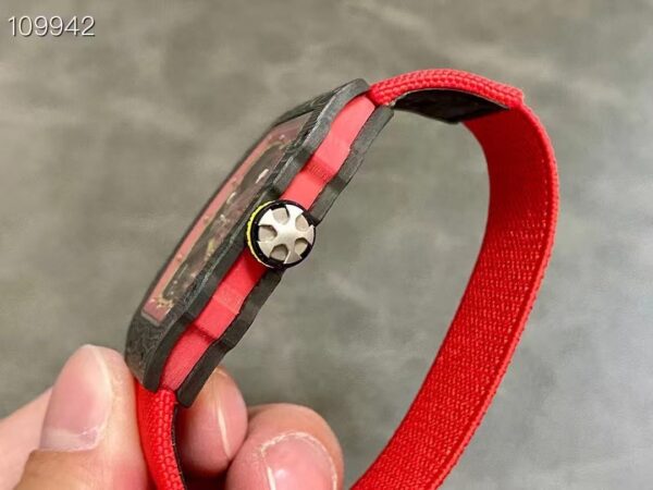 Richard Mille 67-02 Original Quality Super Clone Replica Side Crown Red