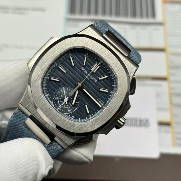 Super Clone Replica Denim Patek Philippe Nautilus 5980/60G - 2024 40 2E21D1805769Fe408842Ca05000Ebe40