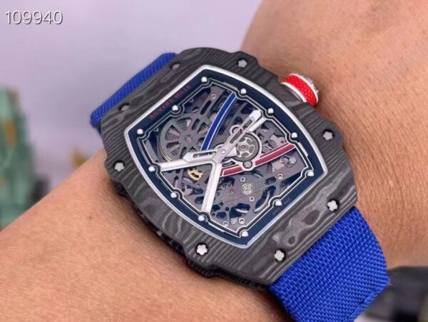 Richard Mille 67-02 Original Quality Super Clone Replica Black Carbon