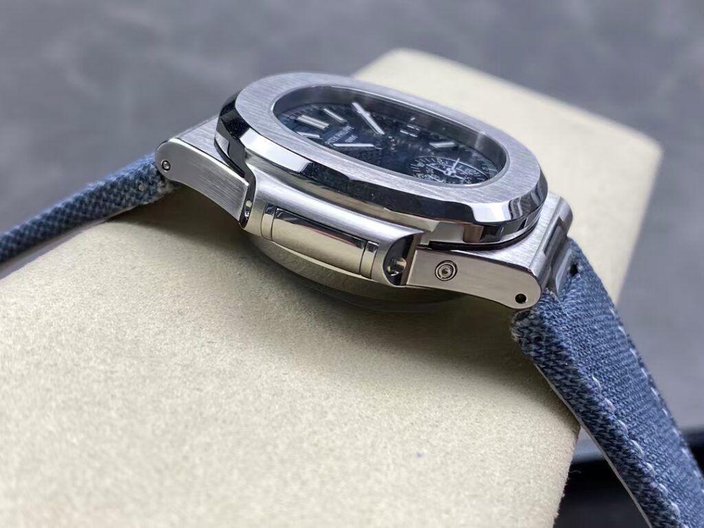 Super Clone Denim Patek Philippe Nautilus side
