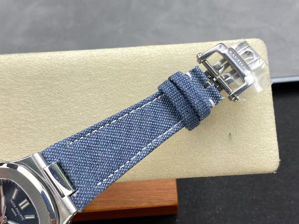 Super Clone Denim Patek Philippe Nautilus replica strap