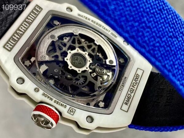 Richard Mille 67-02 Original Quality Super Clone Replica Back Movement