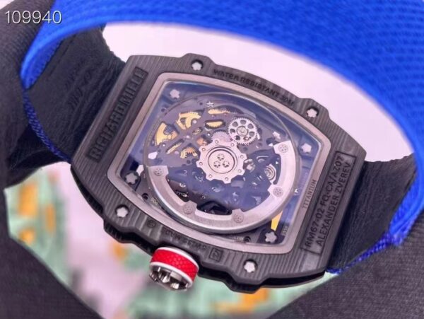 Richard Mille 67-02 Original Quality Super Clone Replica Back Movement