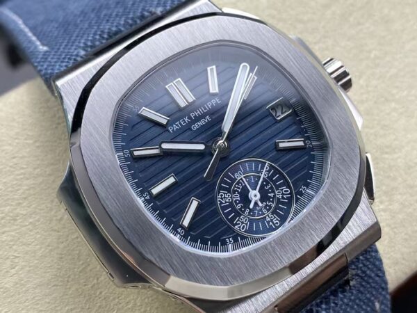 Super Clone Denim Patek Philippe Nautilus Dial Zoom