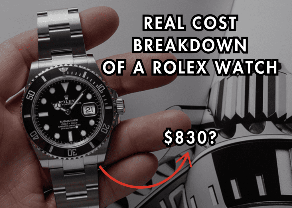 What is the real cost of a rolex watch