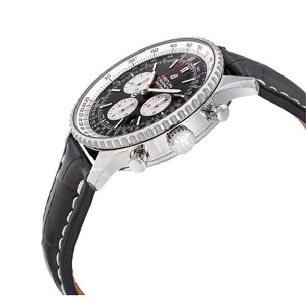 breitling navitimer 1 b01 black chronograph dial automatic mens watch ab0127211b1p2 2 1