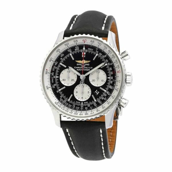 breitling navitimer b01 black chronograph dial automatic ab0127211b1p2 4 1