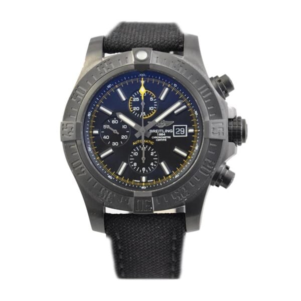 breitling super avenger ii chrono black steel limited m133711a bf30 replica