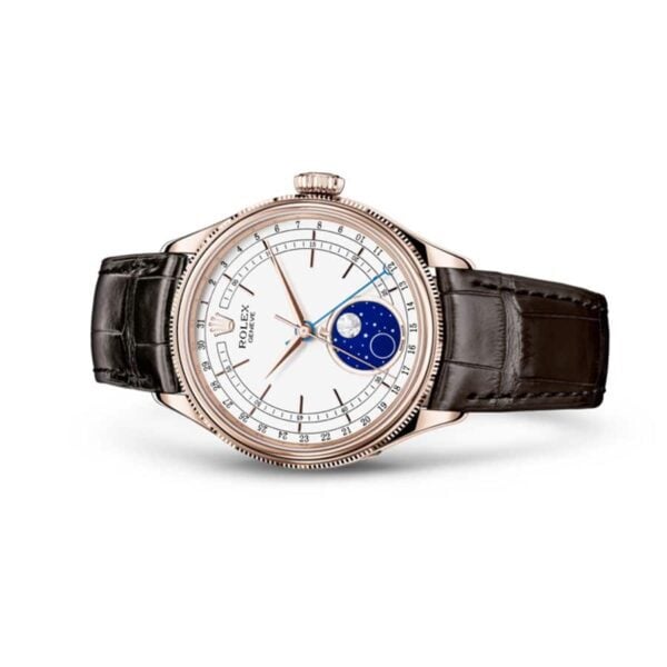 rolex cellini moonphase white dial new 50535 2