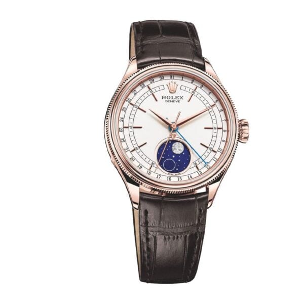 rolex cellini moonphase white dial new 50535