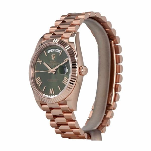 rolex day date rose gold