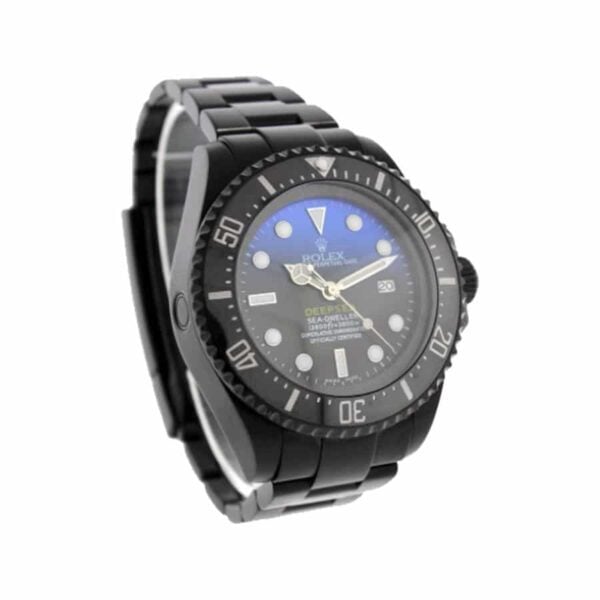 rolex deepsea dweller black pvd 116660 d blue oyster replica2