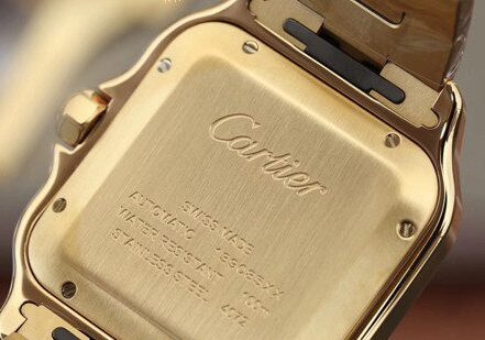 Clone Replica Cartier Santos W2SA0009 Gold Watch