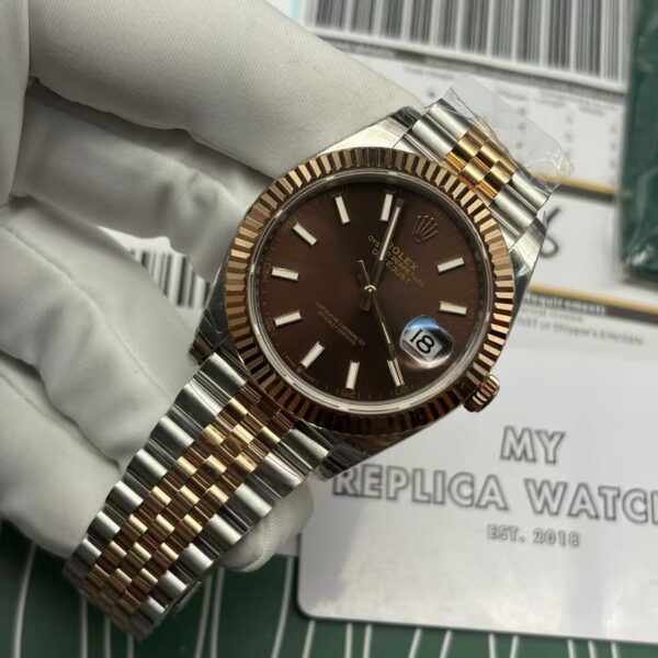 Rolex Datejust 126331 Everose Gold Automatic Chocolate Dial Jubilee Replica 23 602E4E9A301713Debcec6B459709B7Cf