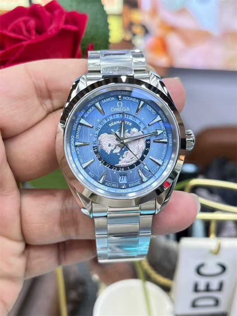 Replica Omega Blue Seahorse Men’s Watch
