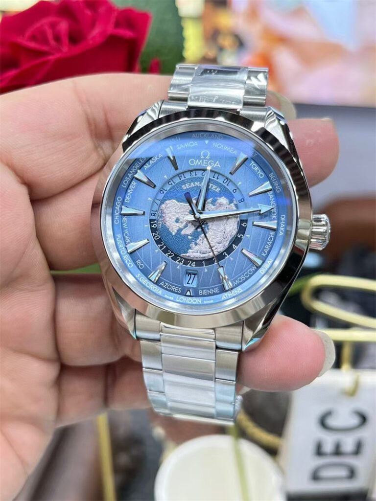 Replica Omega Blue Seahorse Men’s Watch