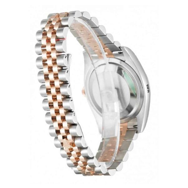 Rolex Datejust Chocolate Floral Diamond Replica Back 3