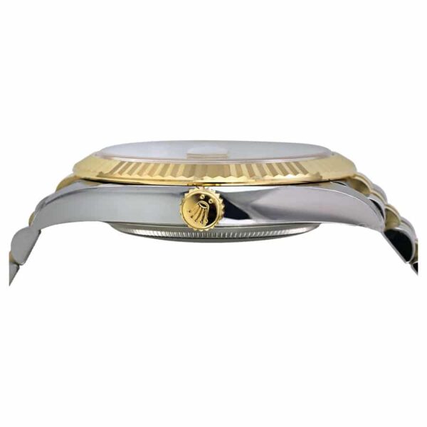 Rolex Datejust 126201 Jubilee 36Mm Gold Steel Grey Black 1 1