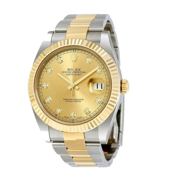 Rolex Datejust 126333 41Mm Steel Gold Automatic Champagne Dial Replica 1