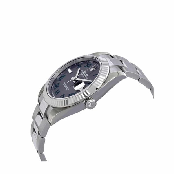 Rolex Datejust 126334 Wimbledon Steel Automatic Grey Dial Oyster Replica Rear