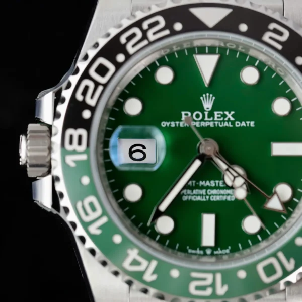 Dong Ho Rolex Gmt Master Ii 126729Vtnr Rep 11 Mat Xanh La Cay Day Jubilee 40Mm 6