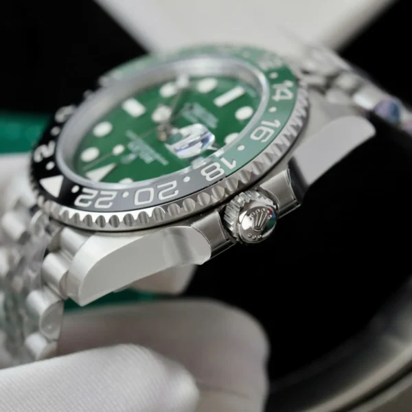 Dong Ho Rolex Gmt Master Ii 126729Vtnr Rep 11 Mat Xanh La Cay Day Jubilee 40Mm 8