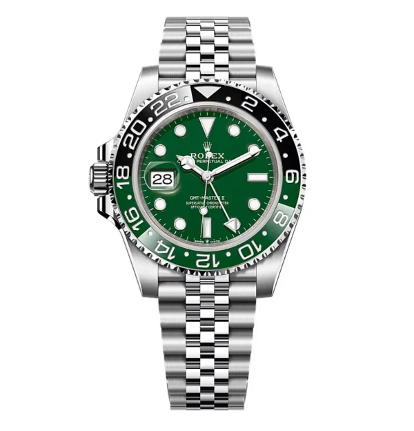 Superclone Rolex Gmt Master Ii 40 Mm 126729Vtnr Jubilee Absinthe