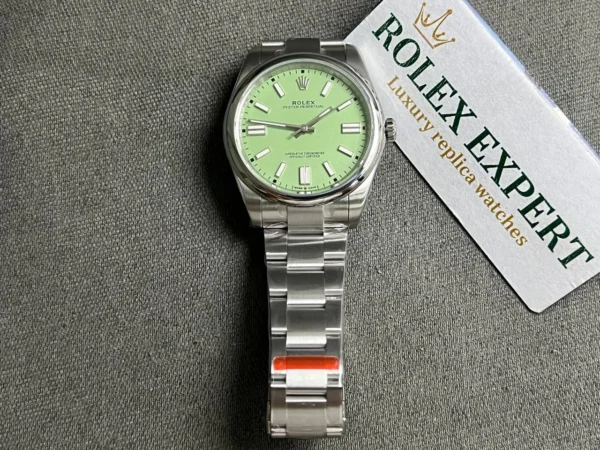 Superclone Rolex Oyster Perpetual 277200 Pistachio Dial 41Mm 1