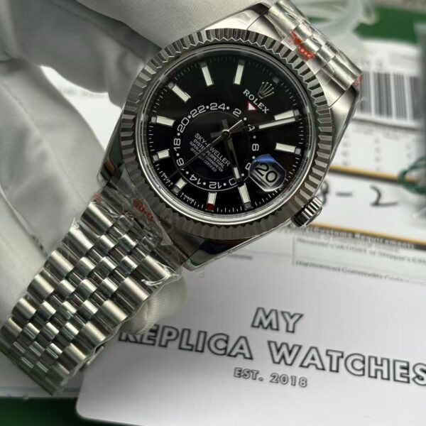 Superclone Rolex Sky-Dweller 42 Mm Bright Black Dial 336934 Jubilee 3 1D72A10C93168B03Bb155B79A953A07E
