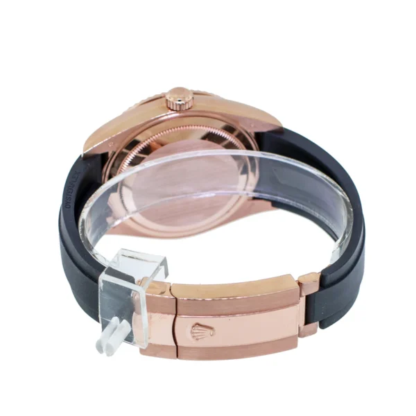 Rolex Sky Dweller 326935 0007 Sro Automatic Everose Rhodium Dial Rubber Strap Replica3