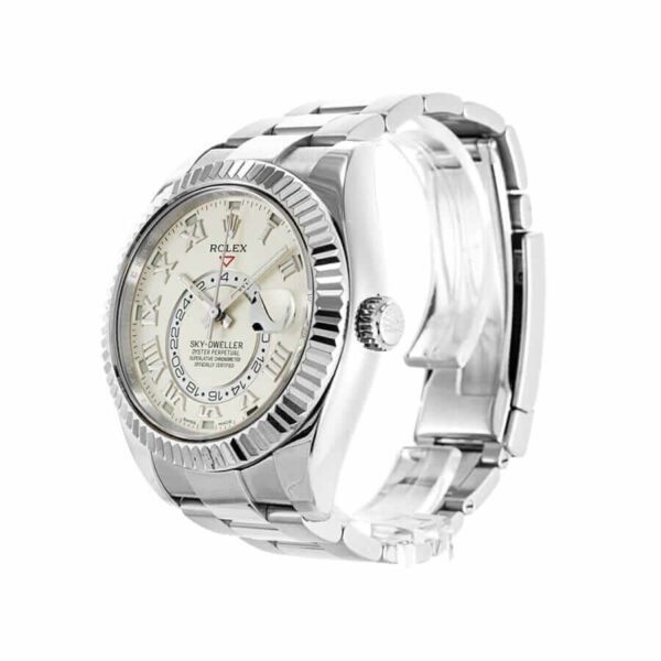 Rolex Sky Dweller White Dial Replica Left 1