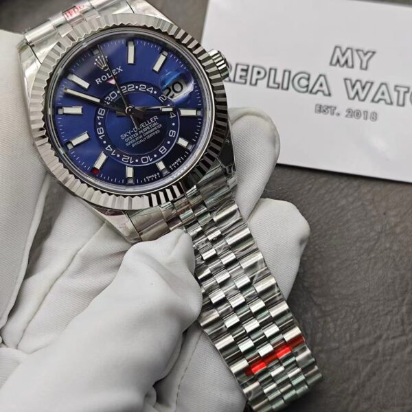 Rolex Sky-Dweller Blue Dial Stainless Steel 336934 Jubilee Replica 2 Db8E0D51E587F091Ed562F0D2D358Ac9