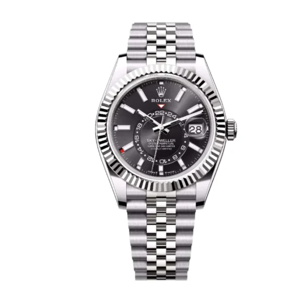 Rolex Sky Dweller 326934 Black Dial Jubilee Replica 1