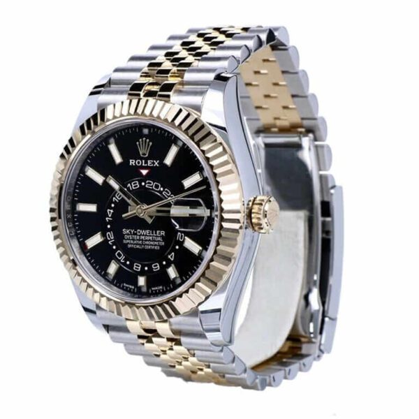Rolex Sky Dweller Black Dial 32693 United Left Replica
