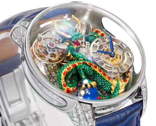 Clone Jacob &Amp; Co. Astronomia Green Dragon White Gold With Diamond