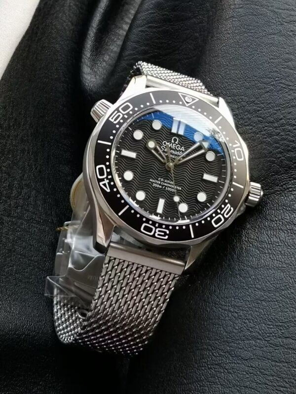 Replica Omega Seamaster No Time To Die Watch James Bond – Black Dial And Bezel