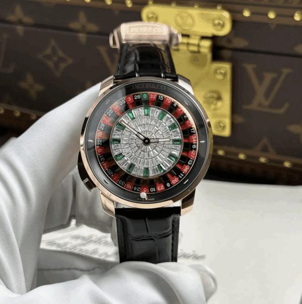 Jacob &Amp; Co. Casino Tourbillon Baguette On Rg Clone