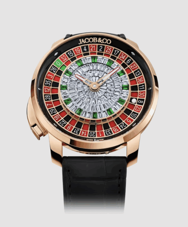 Jacob &Amp; Co. Casino Tourbillon Baguette On Rg Clone