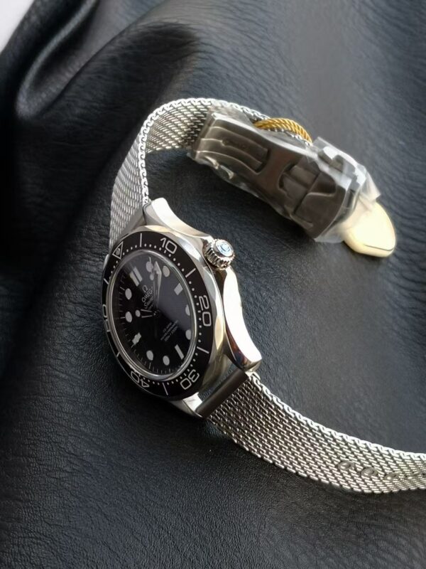 Replica Omega Seamaster No Time To Die Watch James Bond – Black Dial And Bezel