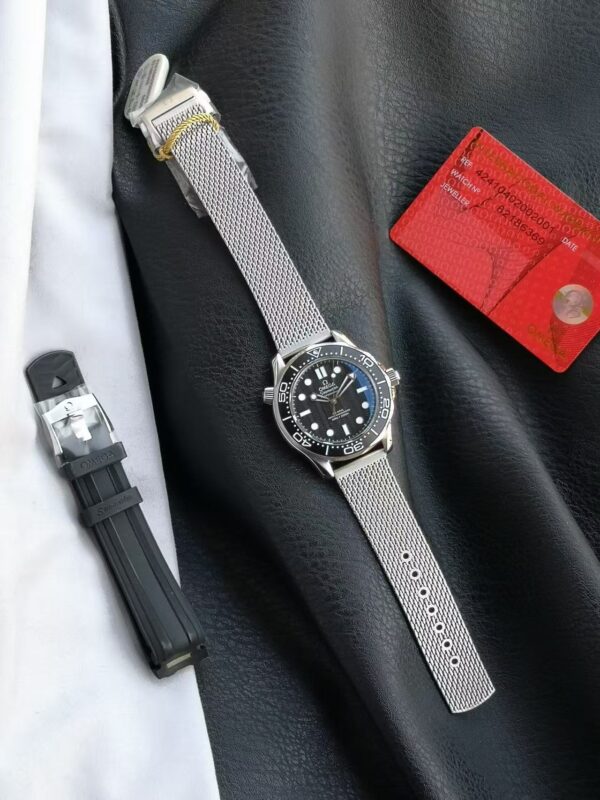 Replica Omega Seamaster No Time To Die Watch James Bond – Black Dial And Bezel