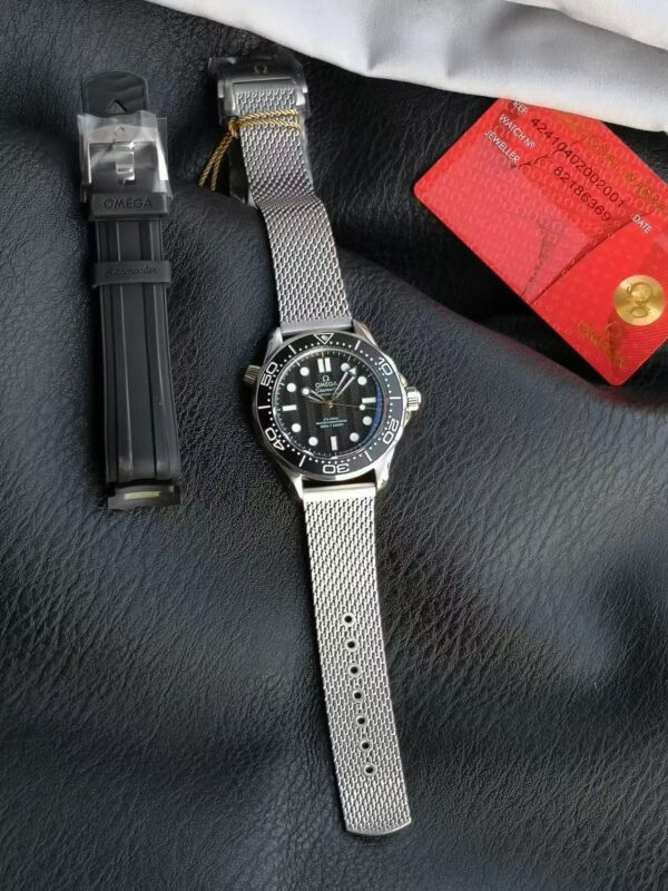 Replica Omega Seamaster No Time To Die Watch James Bond – Black Dial And Bezel
