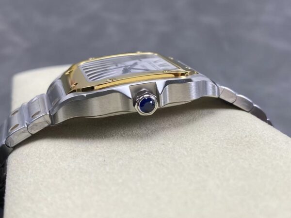 Replica Cartier Santos De Cartier Men Automatic Silver Stainless Steel Watch W2Sa0009 82 E09E05151A80006B31A14A91B57F5F02
