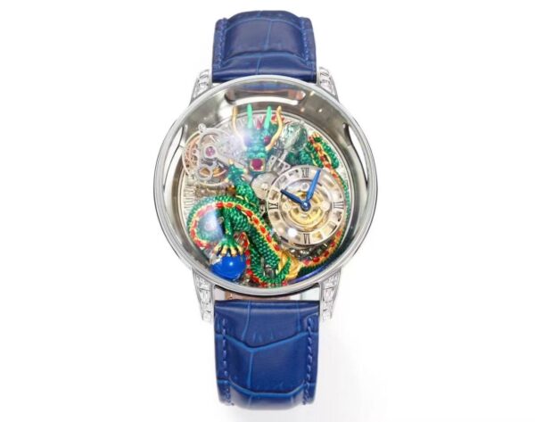 Clone Jacob &Amp; Co. Astronomia Green Dragon White Gold With Diamond