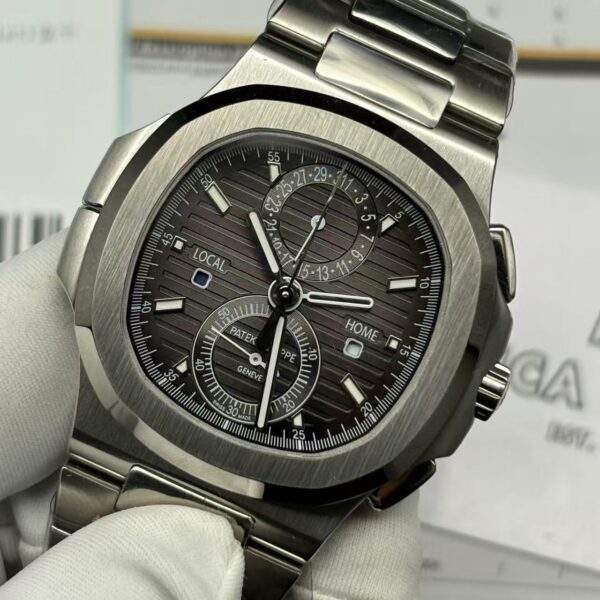 Replica Patek Philippe Nautilus Travel Time Steel Chronograph 5990/1A-001 4 1242Fc486A8Dbd147D73Ab1B8793F254