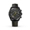 Replica Omega Speedmaster Men Automatic Black Leather Watch O31192443001001