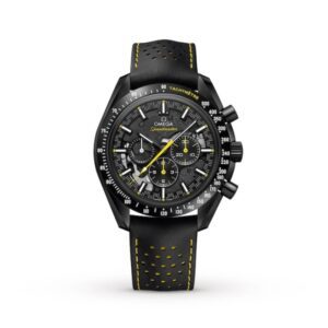 Replica Omega Speedmaster Men Automatic Black Leather Watch O31192443001001