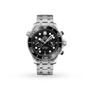 Replica Omega Seamaster Men Automatic Black Stainless Steel Watch O21030445101001