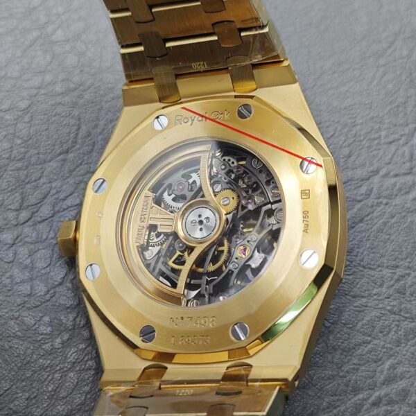 Replica Audemars Piguet Royal Oak Openworked 15407 Yellow Skeleton Dial 9 568F34Bb5388E33F9B3684020Fb58966