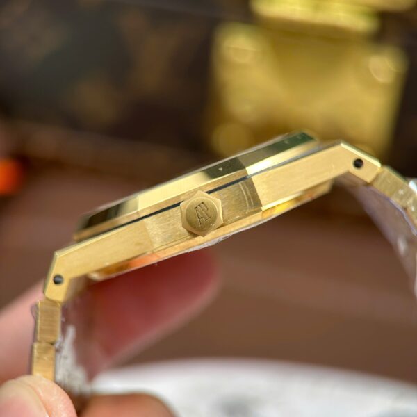 Audemars Piguet Royal Oak Openworked 15407 Yellow Replica Watches Skeleton Dial Thb Factory 41Mm